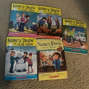 5 Girl Nancy Drew Books